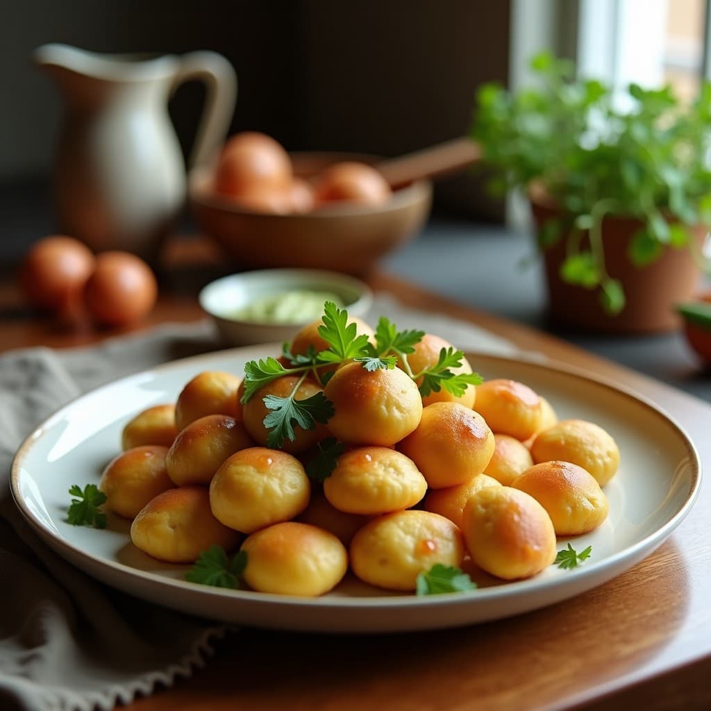 Panecillos de Harina de Garbanzo y Aceitunas Verdes: Snack Mediterráneo Keto