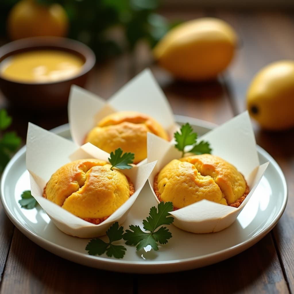 Panecillos de Maíz y Queso con Ajiaco de Guanábana: Receta Colombiana en Thermomix