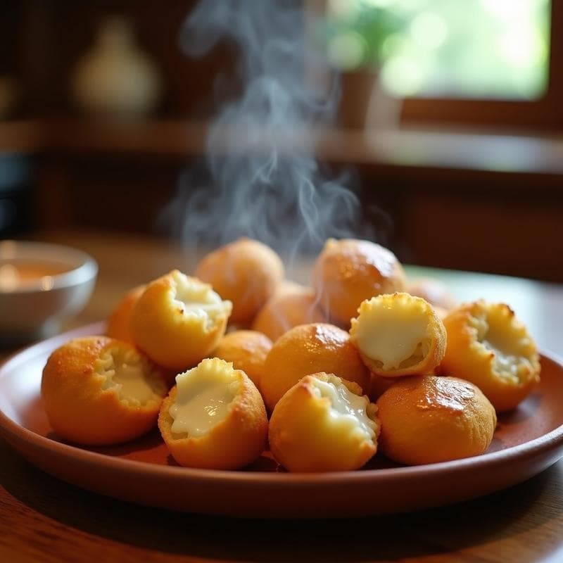 Panecillos de Placenta de Yuca Rellena de Queso: Receta Venezolana Sin Harina en Airfryer
