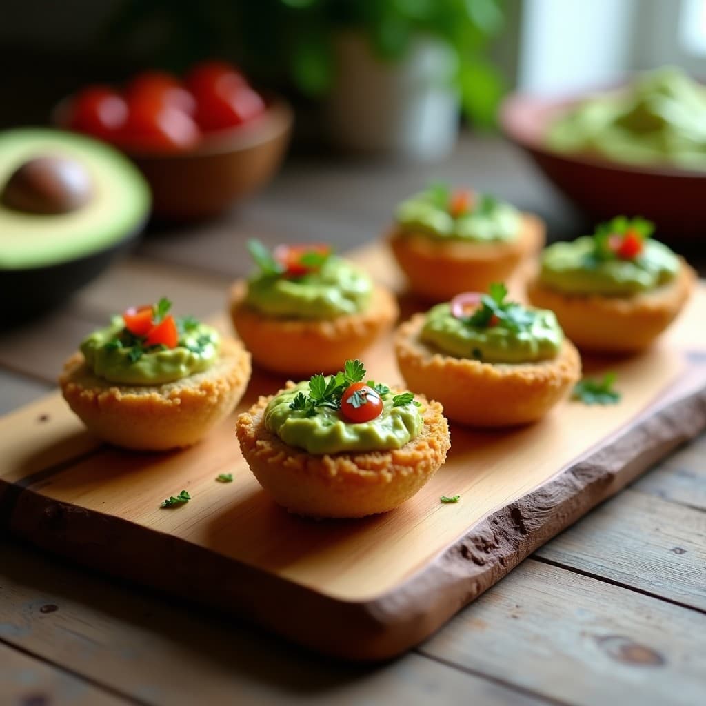 Panecillos de Yuca y Semillas de Chía con Relleno de Guacamole: Aperitivo Colombiano Sin Gluten