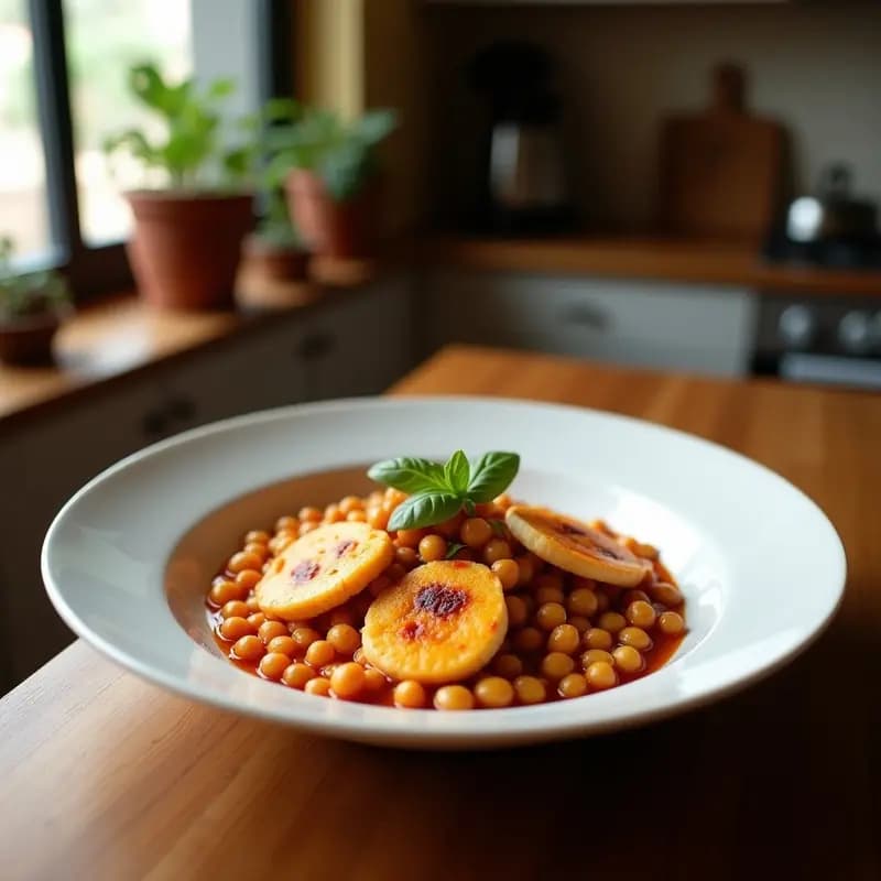 Panelle Sicilianas de Harina de Garbanzo con Alcaparras y Perejil: Aperitivo Italiano Sin Gluten