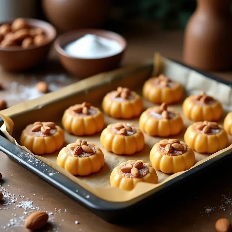 Panellets Catalanes de Almendra y Piñones: Dulce Típico para Todas las Santas