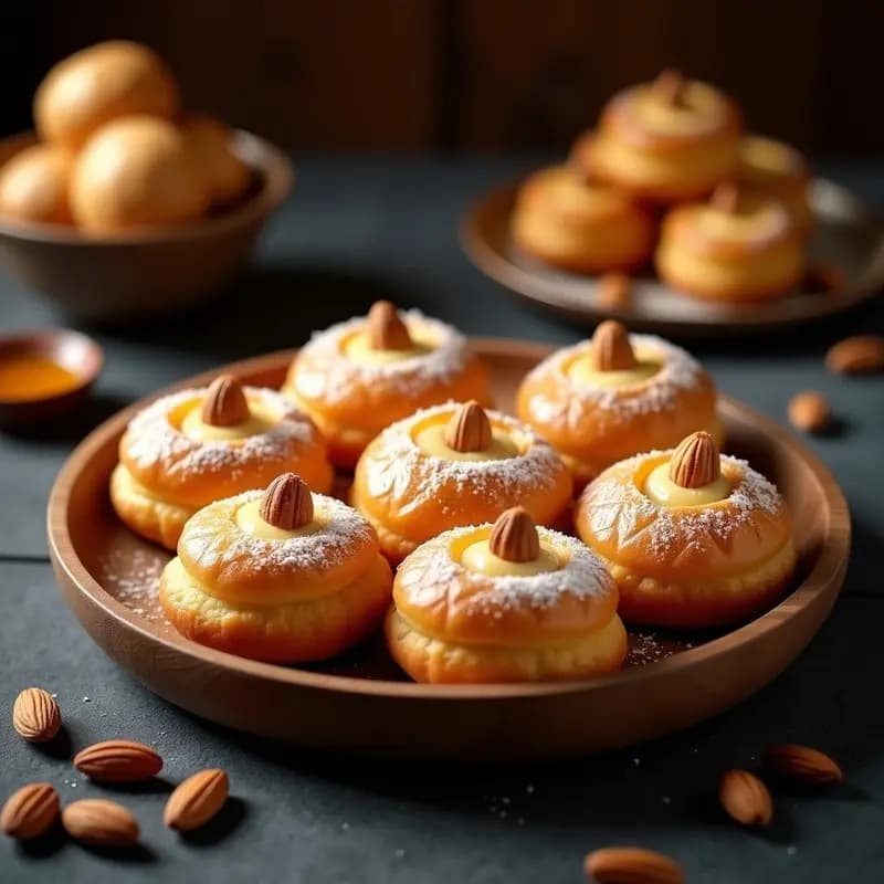Panellets de Almendra y Piñones: Dulce Catalán Típico de Todos los Santos