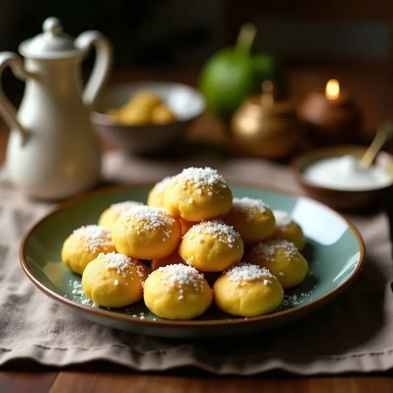 Panellets de Pistacho y Coco: Dulces Catalanes para Todo el Año