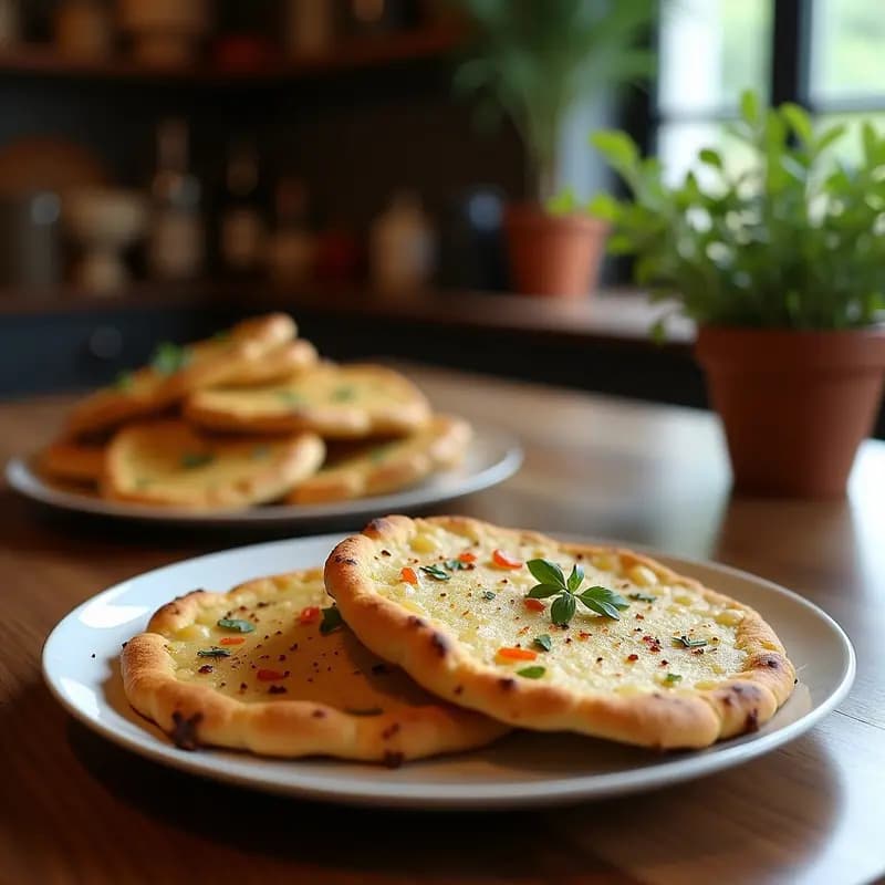 Panes de Pita Integrales con Zaatar: Receta Libanesa Sin Gluten y Crujiente