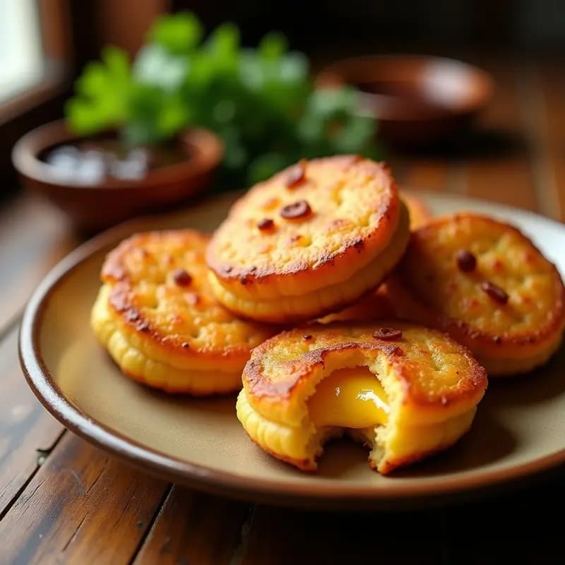 Panas de Yuca Rellena de Queso y Chicharrón: desayuno Colombiano Crujiente en Airfryer