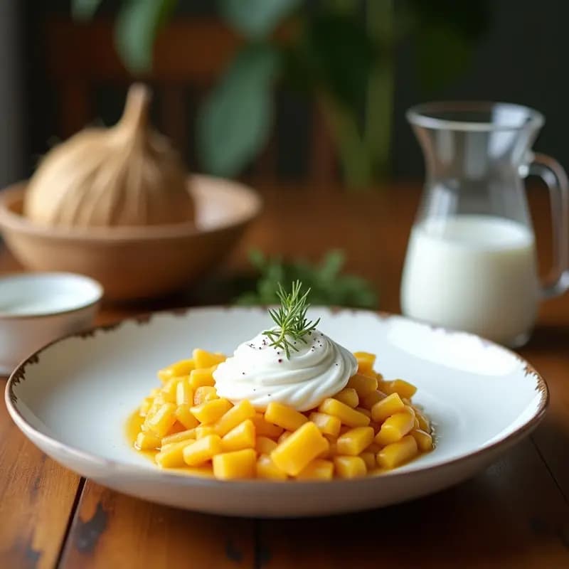 Panna Cotta de Agua de Rosas y Frutos del Bosque: Postre Persa Sin Lácteos en Thermomix