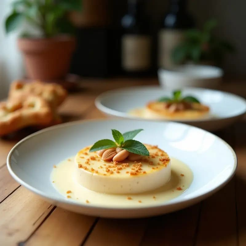Panna Cotta de Leche de Almendras y Frambuesa: Postre Sin Lácteos y Keto