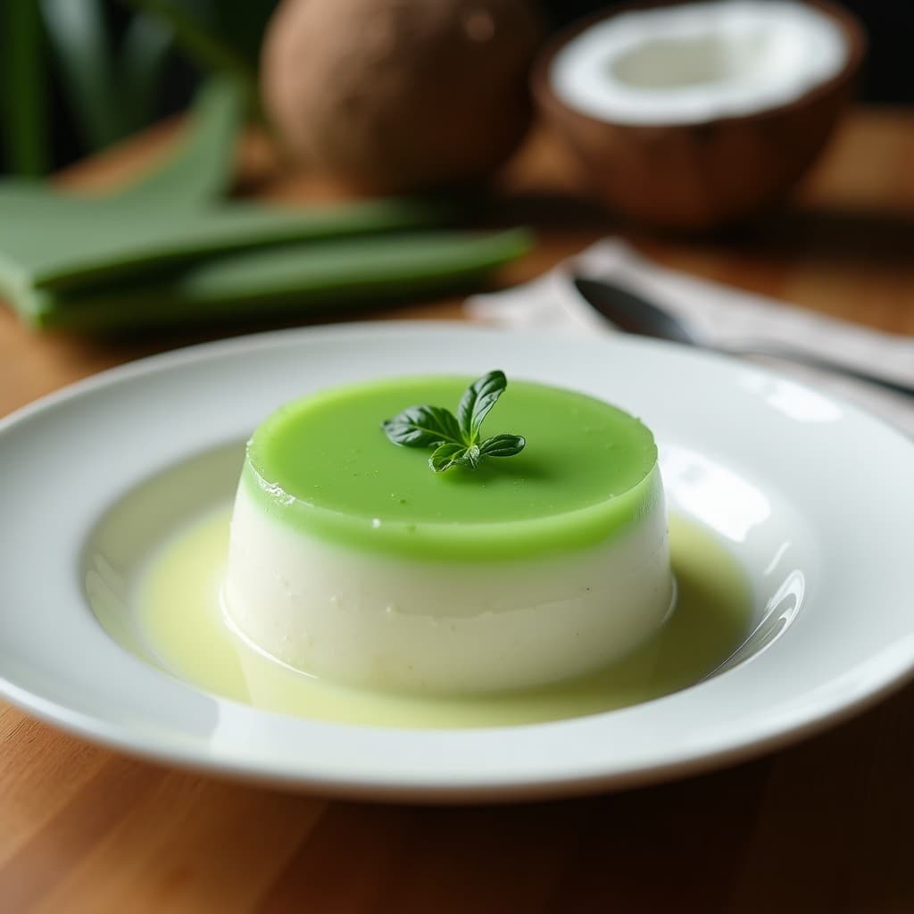 Panna Cotta de Aloe Vera y Limón con Couli de Maracuyá: Postre Vegano Sin Cocción