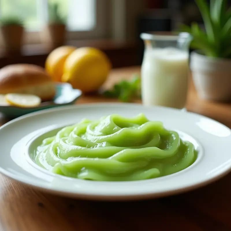 Panna Cotta de Aloe Vera y Limón: Postre Italiano Sin Lactosa y Bajas Calorías