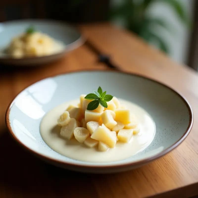 Panna Cotta de Azafrán y Cardamomo: Postre Indio Sin Lácteos con Agar-Agar