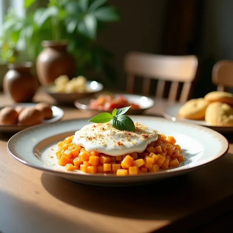 Panna Cotta de Caña de Azúcar y Vainilla con Salsa de Mango: Postre Colombiano Sin Horno