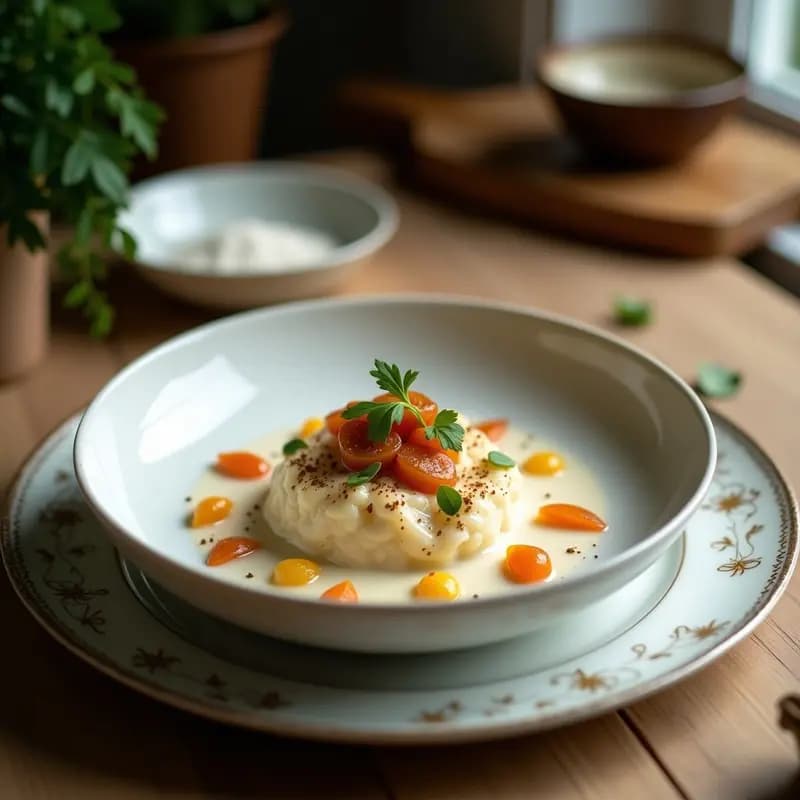 Panna Cotta Italiana de Coco y Mango: Postre Cremoso Sin Lácteos