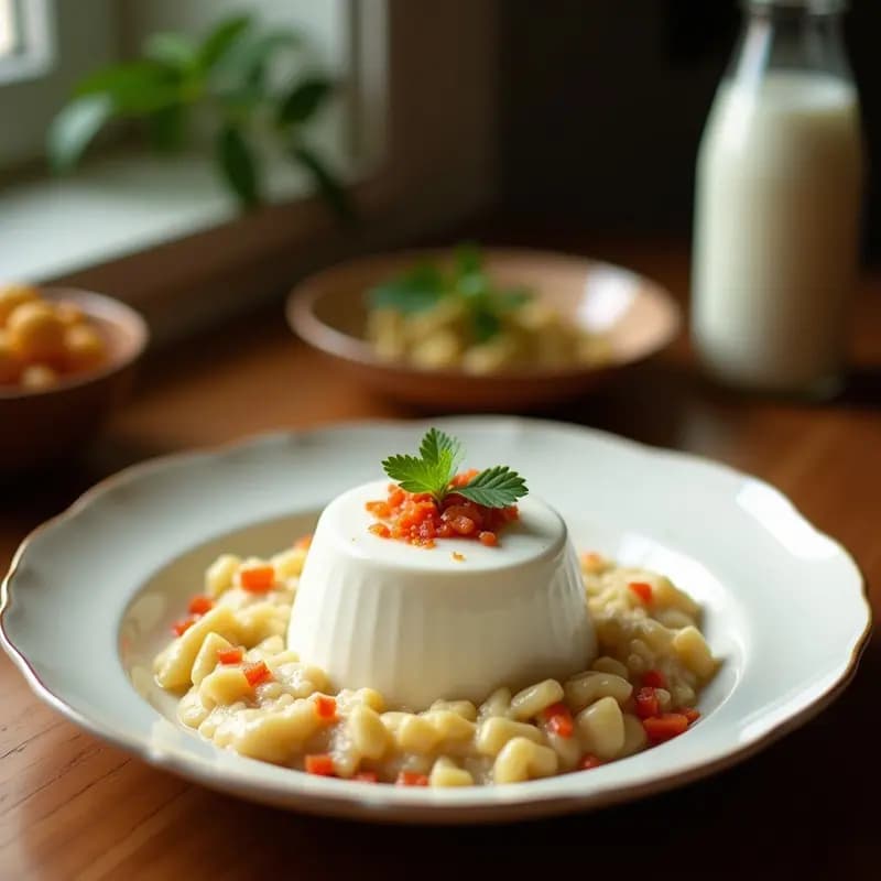 Panna Cotta de Cúrcuma y Coco: Postre Indo-Italiano Antiinflamatorio y Keto