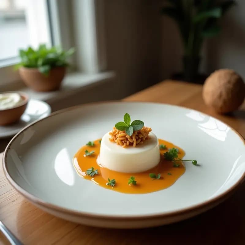 Panna Cotta de Frambuesa y Chía: Postre Italiano Vegano y Sin Horno