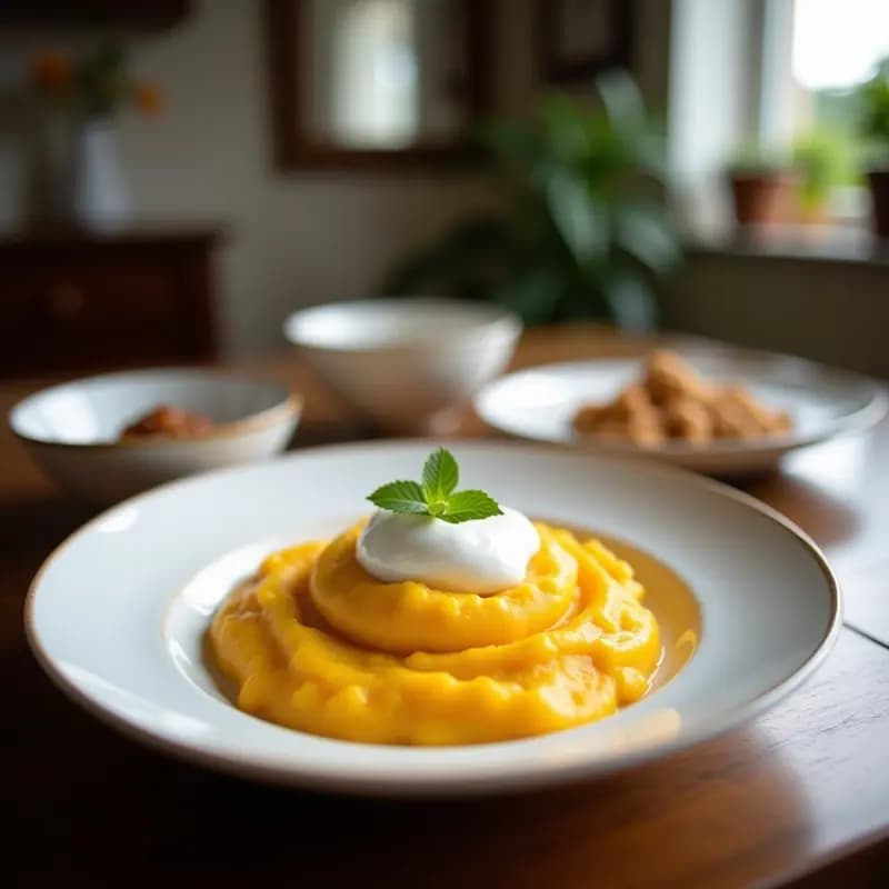 Panna Cotta de Mango y Chili: Postre Italiano con Toque Mexicano y Sin Lácteos