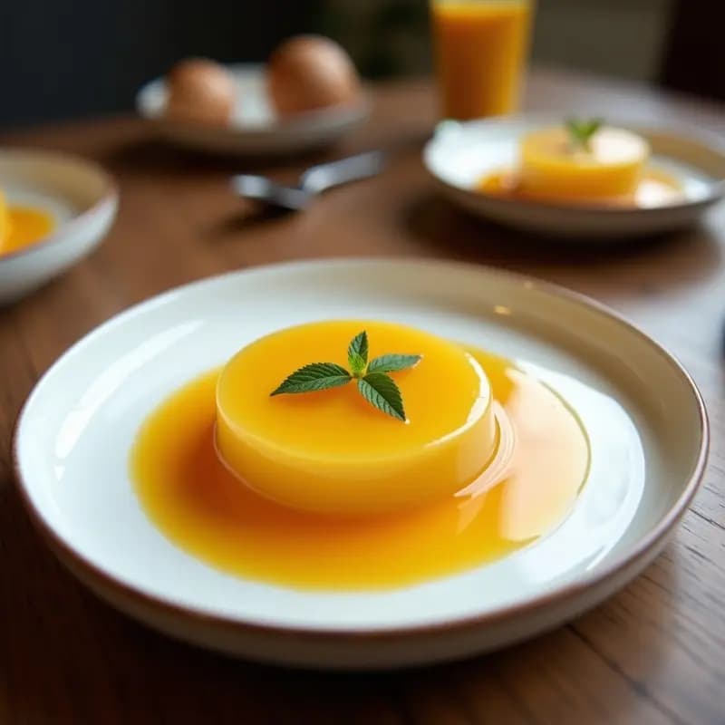 P Anna Cotta de Maracuyá con Salsa de Frutos Rojos: Postre Italiano Sin Azúcar
