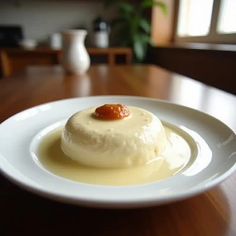 Panna Cotta de Vainilla con Salsa de Caramelo Salado: Postre Italiano Cremoso