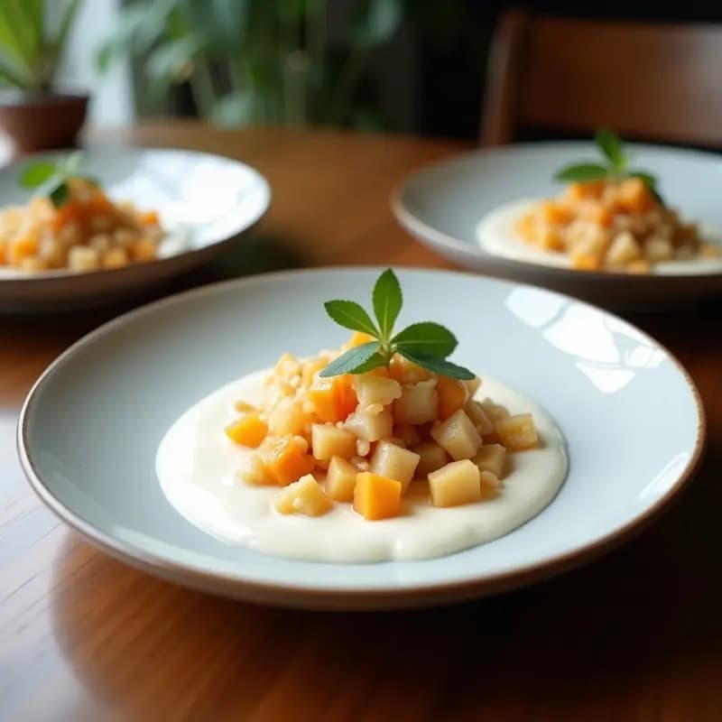 Panna Cotta de Vainilla y Frambuesas: Postre Francés Sin Lactosa y Sin Azúcar