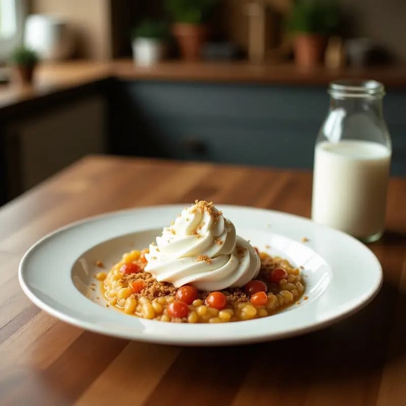 Panna Cotta de Vanilla y Cúrcuma con Coulis de Mango: Postre Indio-Italiano Sin Horno