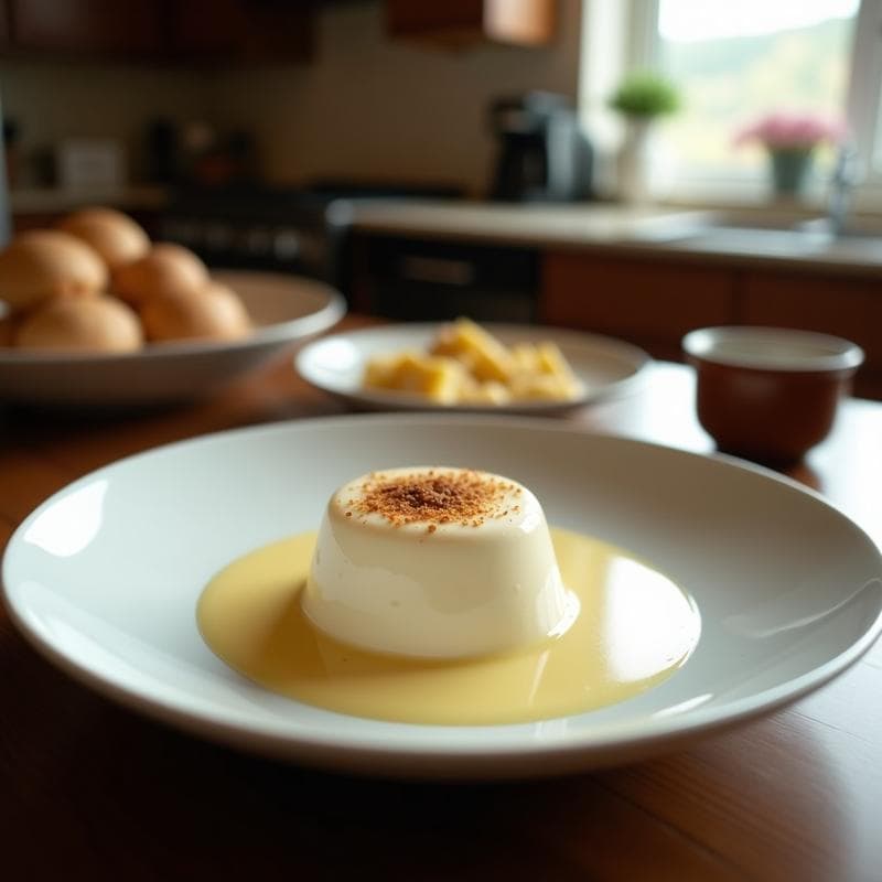 Panna Cotta de Vanilla y Frutos Rojos: Receta Italiana Sin Azúcar con Agar-Agar