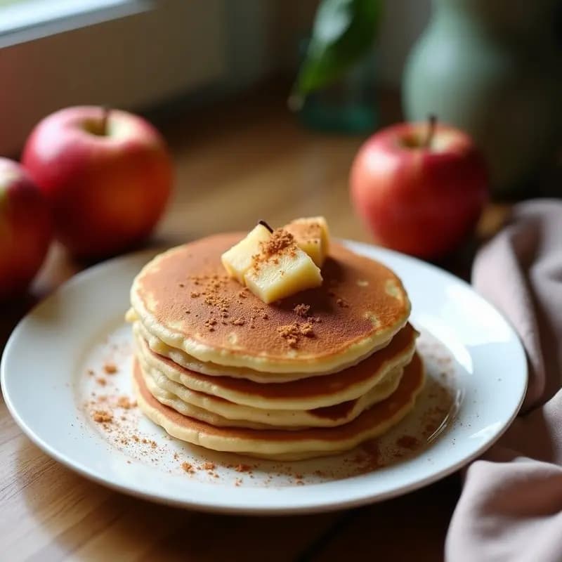 Pannekoeken Holandeses con Manzana y Canela: Desayuno Dulce y Sin Harina Refinada