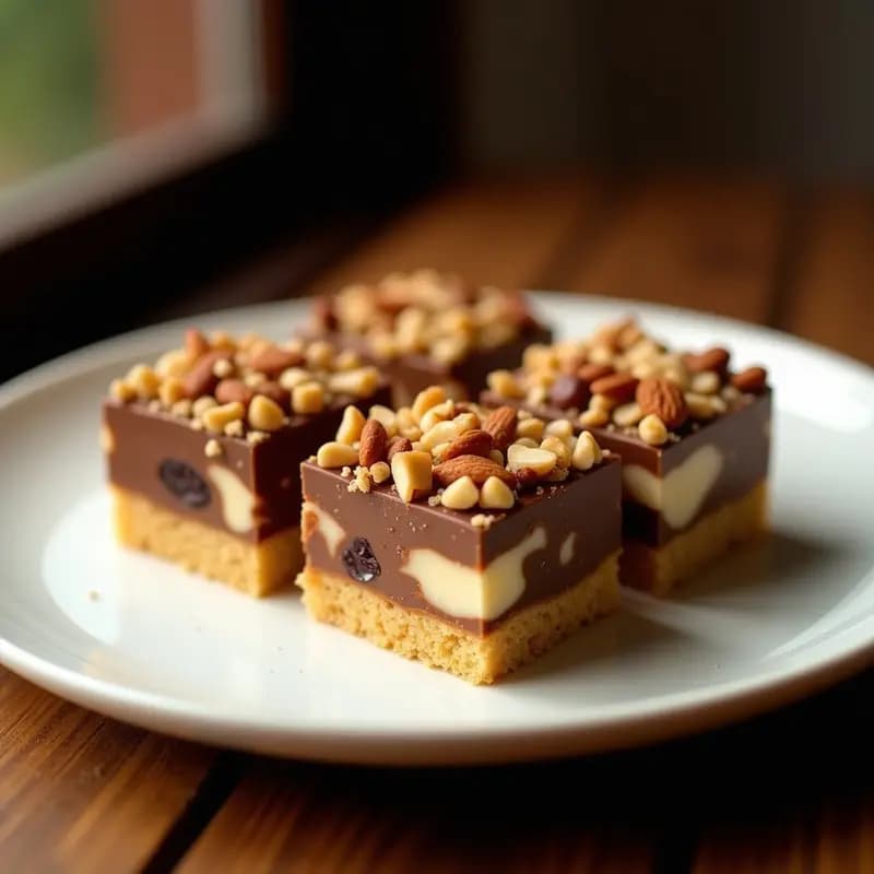 Panolí de Chocolates Variados con Leche Condensada y Frutos Secos: Postre Venezolano que Endulza la Vida