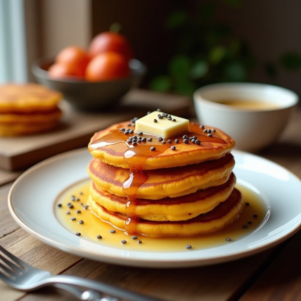 Panqueques de Harina de Almendra y Puré de Boniato: Desayuno Keto Sin Lácteos en Airfryer