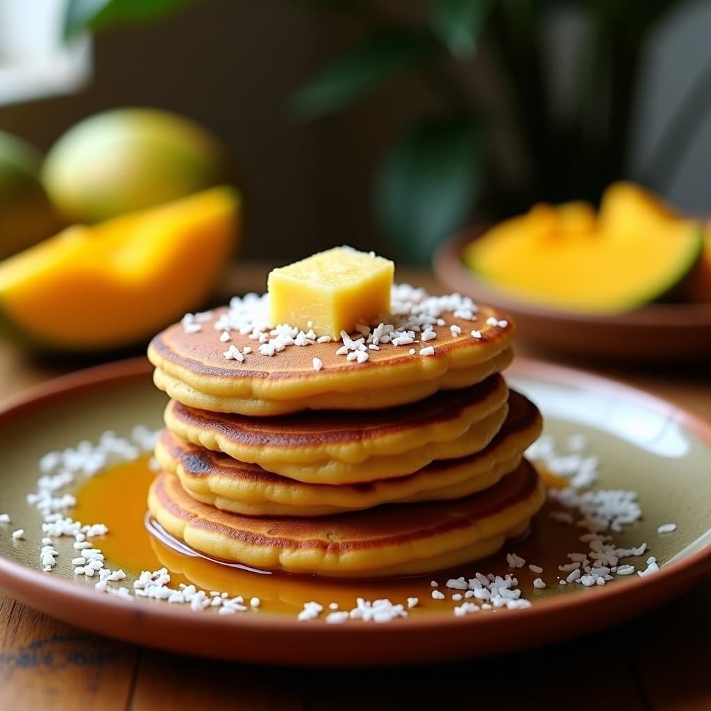 Panqueques de Harina de Banano y Semillas de Cáli: Desayuno Colombiano Sin Harina