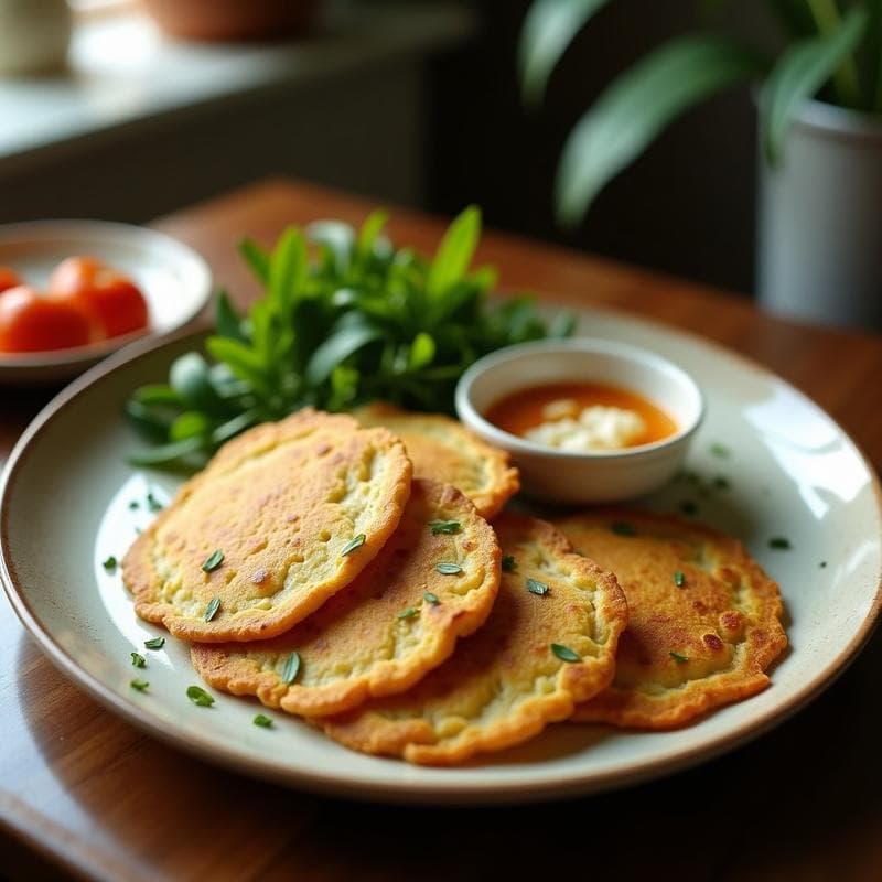 Panqueques de Harina de Coco y Polvo de Moringa: Desayuno Vegano Alto en Hierro en 10 Minutos