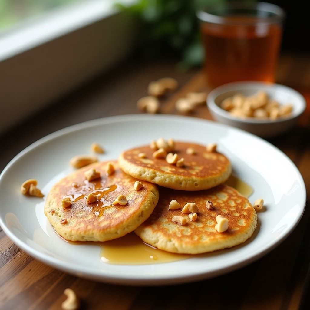 Panqueques de Harina de Plátano y Especias Chai: Desayuno Indio Sin Cocción