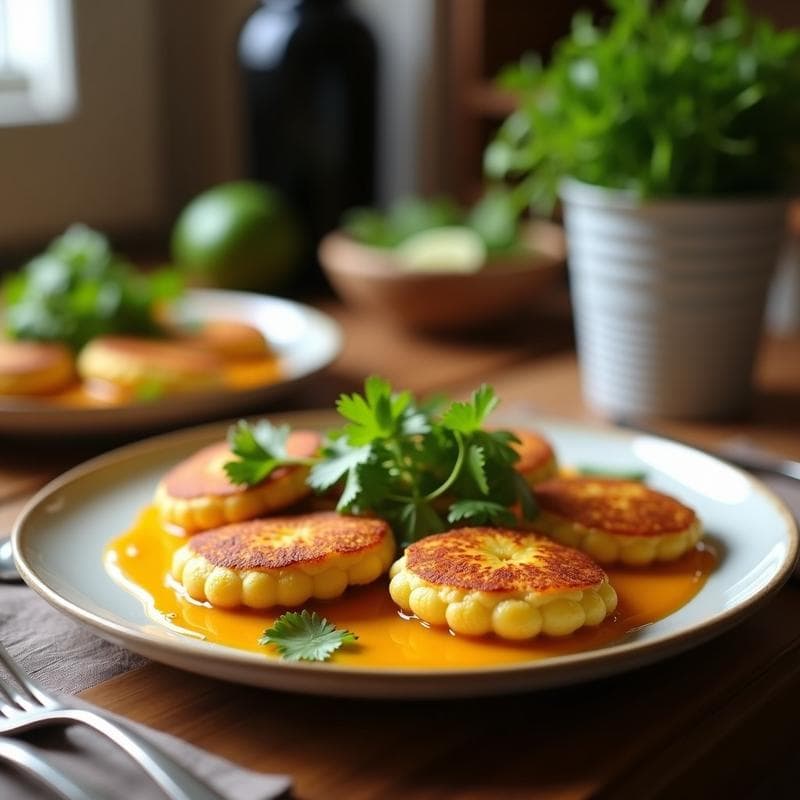 Panqueques de Harina de Lentejas con Salsa de Mango y Cilantro: Desayuno Indio Rico en Fibra