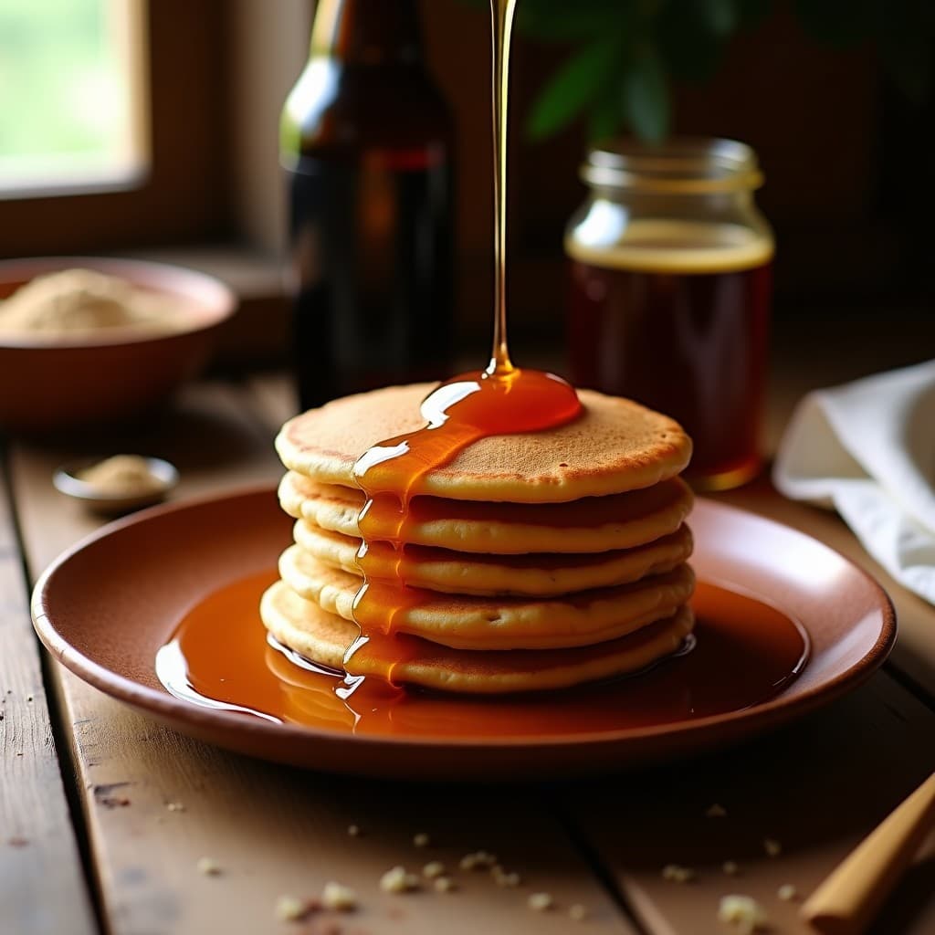 Panqueques de Harina de Sorgo y Cerveza Negra: Desayuno Colombiano Sin Gluten