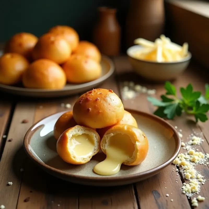 Pão de Queijo de Harina de Yuca y Queso Vegano: Receta Brasilera Sin Lactosa