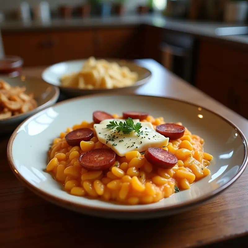 Papa a la Huancaína con Chorizo y Queso Fundido: Receta Peruana con un Toque Extra