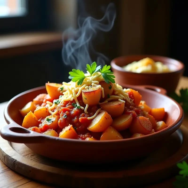 Papas Bravas Extremas con Salsa Picante de Chorizo y Alioli Trufado: el Aperitivo Español Definitivo