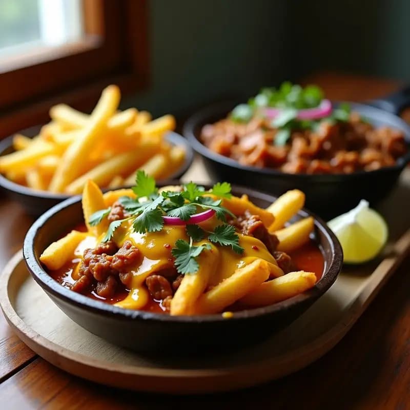 Papas Fritas con Queso Líquido y Birria de Res: Receta Mexicana de Alta Calidad