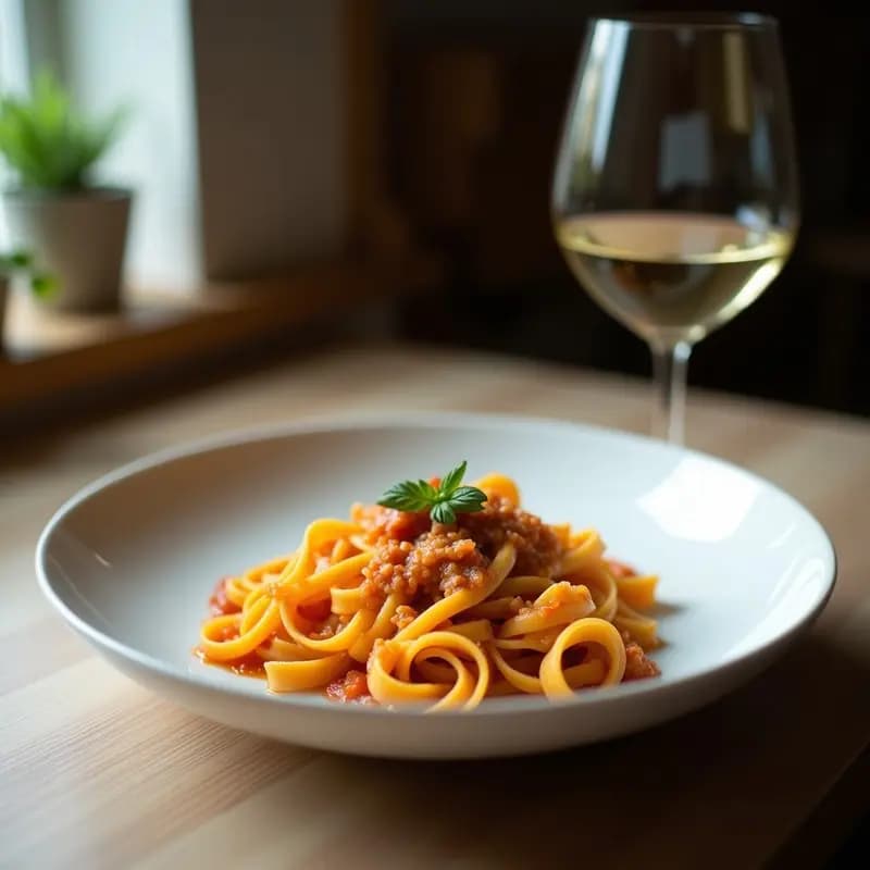 Pappardelle al Ragú de Ciervo: Receta Toscana de Alta Cocina en Casa