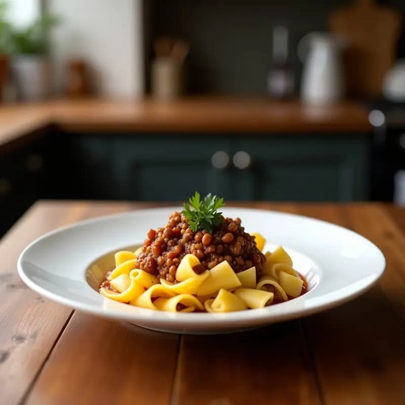 Pappardelle con Ragú de Jabalí y Trufa Negra: Receta Italiana Gourmet en 40 Minutos