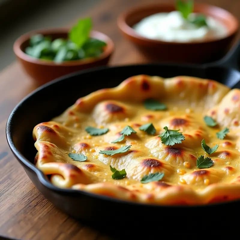 P Arantha de Patata y Comino: Receta India en Sartén Crujiente y Reconfortante