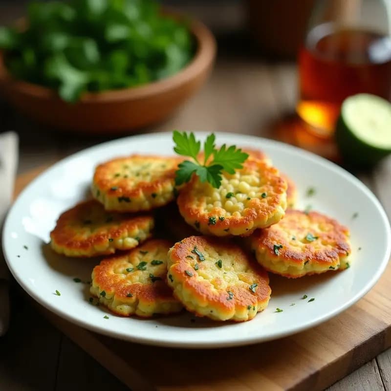 Parmesanas de Calabacín y Semillas de Cáñamo: Receta en Airfryer para Aperitivos Crujientes