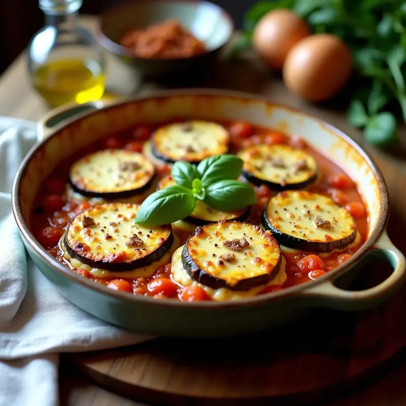 Parmigiana de Calabacín Vegana con Salsa Bechamel de Avena: Receta Italiana en Horno