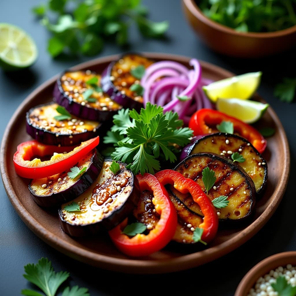 Parrillada de Verduras con Glaseado de Tamarindo y Sésamo: Receta Vegana en Airfryer con Toque Tailandés
