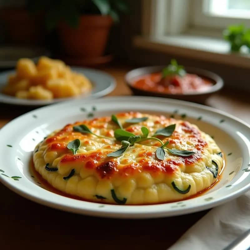 Pashtida Israelí de Calabacín y Queso Feta: Pastel Salado Vegano con Toque Mediterráneo