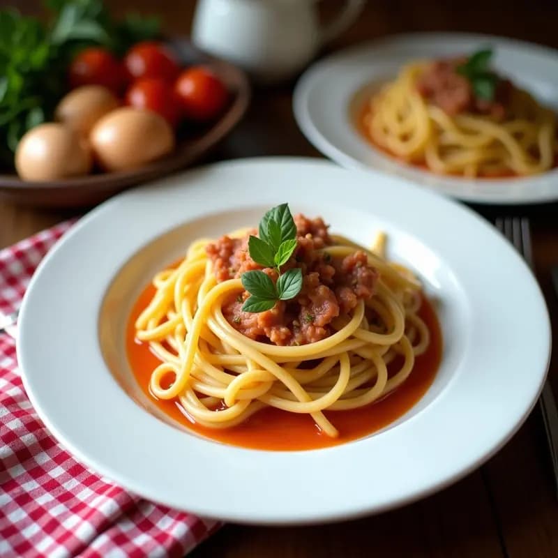 Pasta alla normanda con Alcachofas y Jamón Serrano: Receta Italiana Gourmet en 25 Minutos