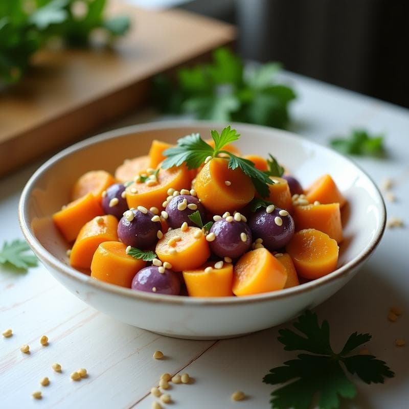 Pasta de Calabaza y Ñame con Salsa de Tahini y Limón: Receta Sin Gluten y Vegana