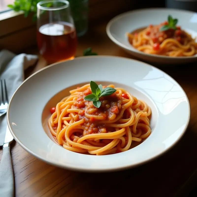 Pasta e Fagioli con Pancetta Ahumada: Receta Italiana de Olla Única y Reconfortante