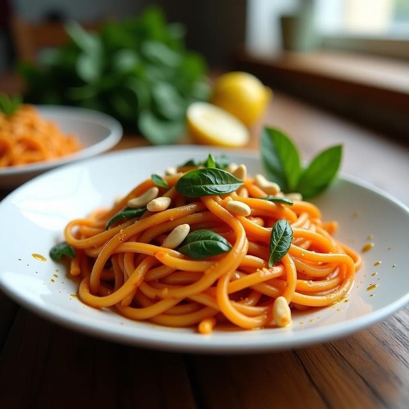 TikTok Pasta de Lentejas Rojos con Espinacas: Receta Vegana Viral en 20 Minutos
