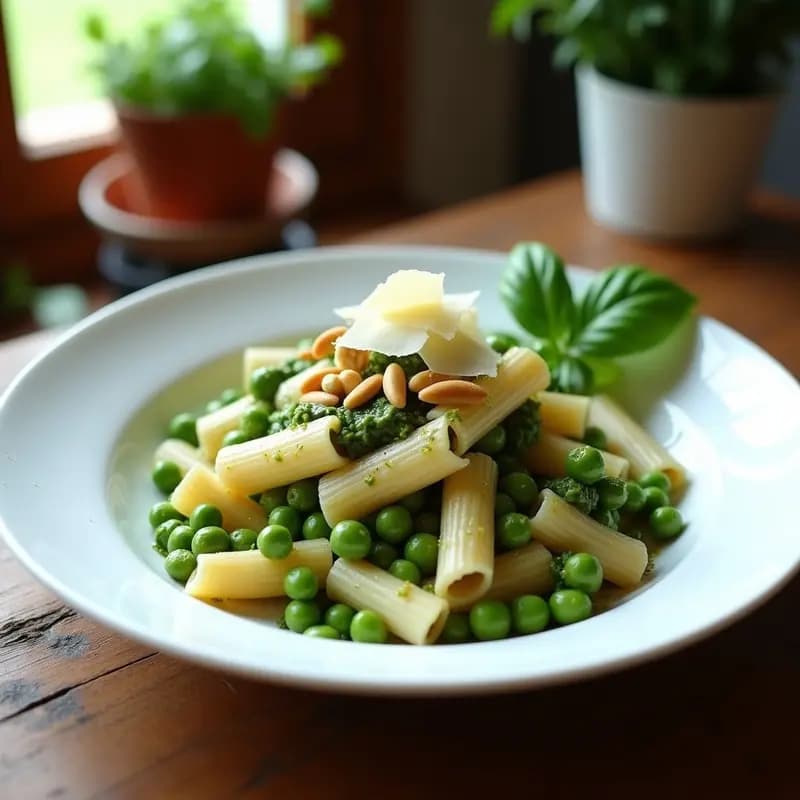 Pasta Primavera con Espárragos Blancos y Pesto de Rúcula: Receta Italiana en Thermomix