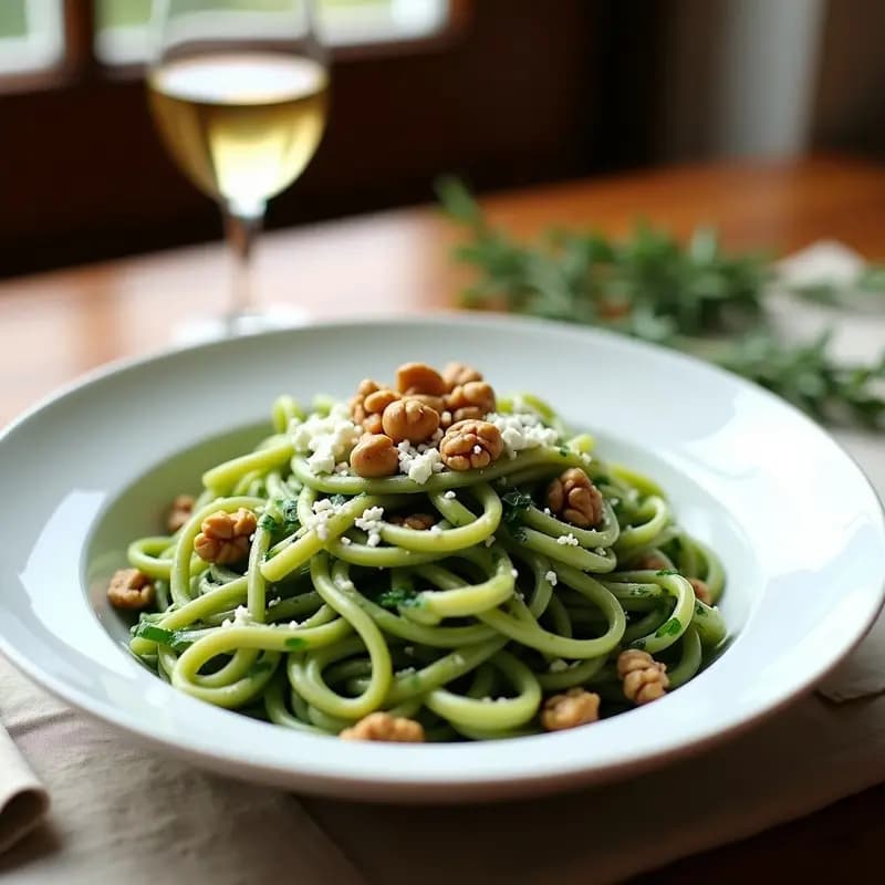 TikTok Pasta de Queso Azul y Nueces: Receta Italiana Viral en 15 Minutos